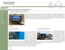 Tablet Screenshot of e-ocean.fr